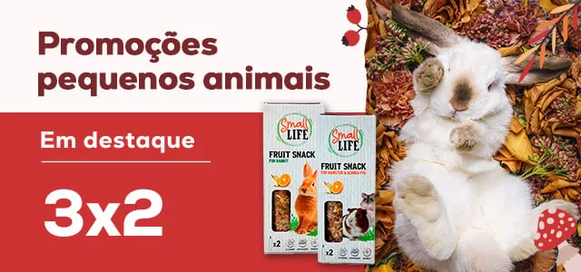 Small Life: 3×2 numa seleção de snacks para roedores e coelhos 12g