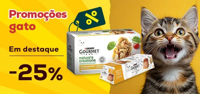 Gourmet: -25% em packs de alimentação húmida 48 uns.