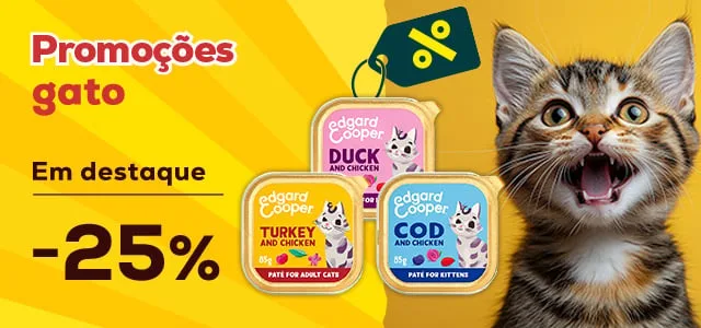 Edgard & Cooper: -25% numa seleção de packs de húmido para gato 12uns.