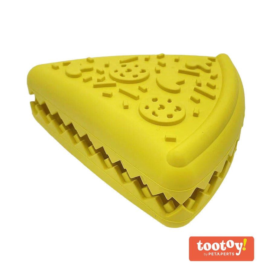 Tootoy! Chew Cheese Pizza Treat Dispenser brinquedo para cães, , large image number null