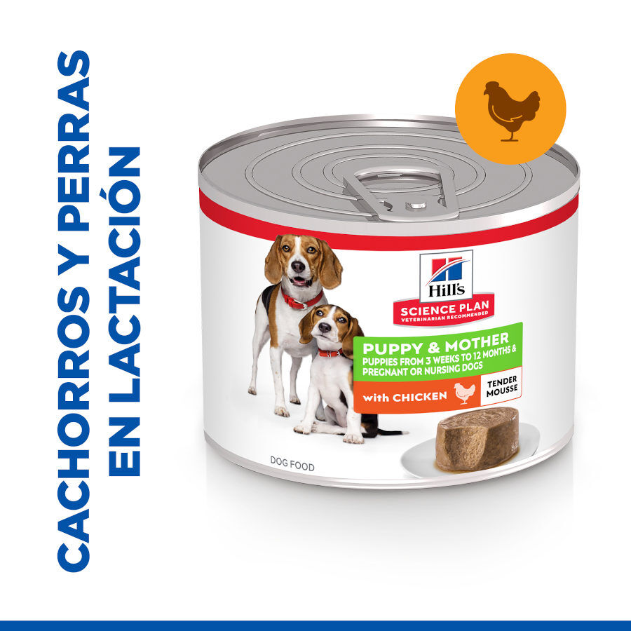 Hill's Science Plan Puppy&Mother Mousse de Frango em lata para cães 