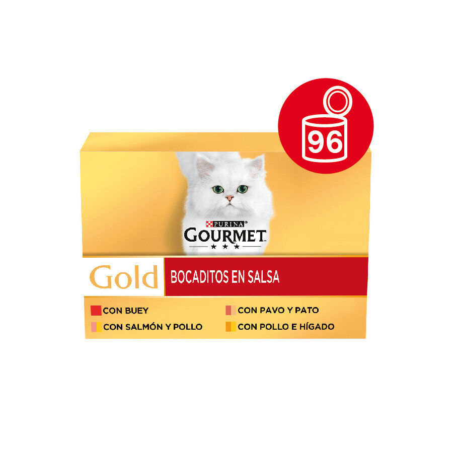 Gourmet Gold Biscoitos em molho latas para gatos, , large image number null