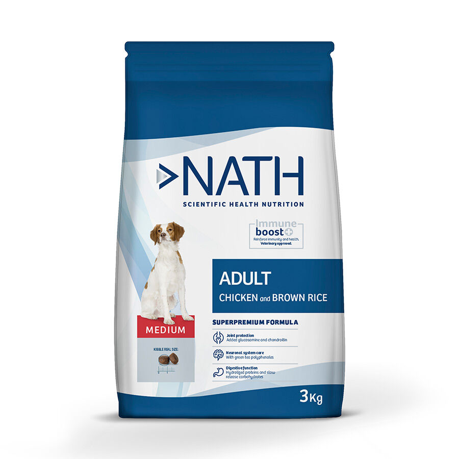 Nath Adult Medium Maxi Weight Control Frango ração para cães