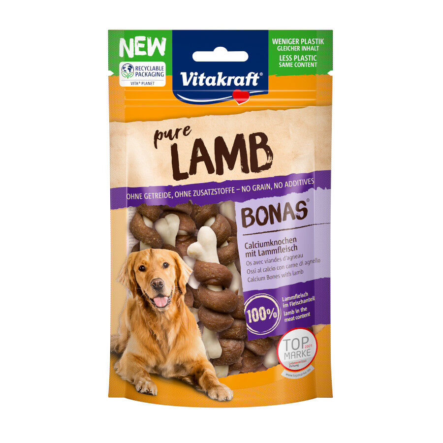 Vitakraft Ossos Pure Bonas de Cordeiro para cães, , large image number null