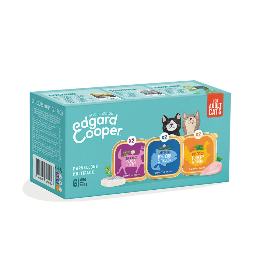 Edgard & Cooper Multipack tarrinas para gatos image number null