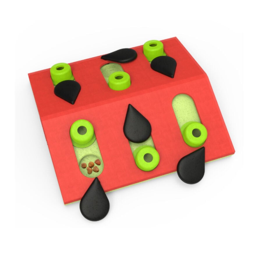 Outward Hound Catstages Nina Ottosson Puzzle & Play Melon Madness Brinquedo de Inteligência para gatos, , large image number null