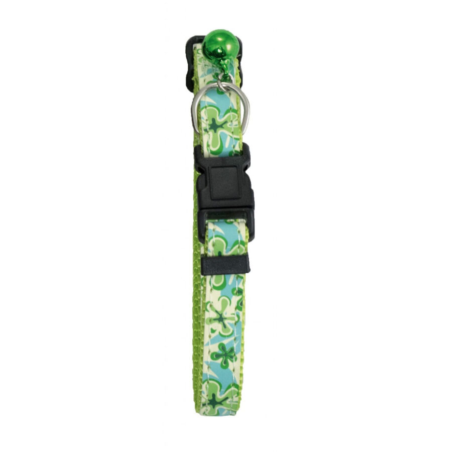 Nayeco Envy Spring Fun coleira verde para gatos