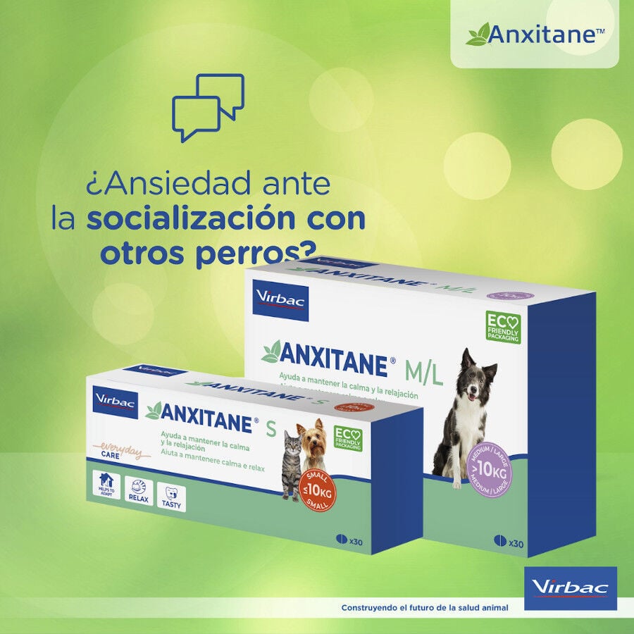 Virbac Anxitane Relaxantes em Comprimidos para animais de estimação, , large image number null