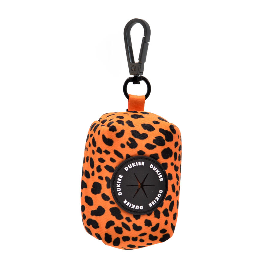 Dukier Cheetah Porta-sacos com gancho para cães 