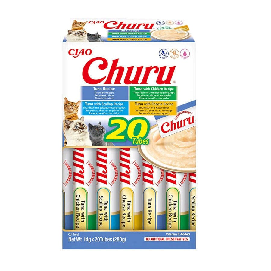 Churu Variedades de Atum Snack Líquido para gatos, , large image number null