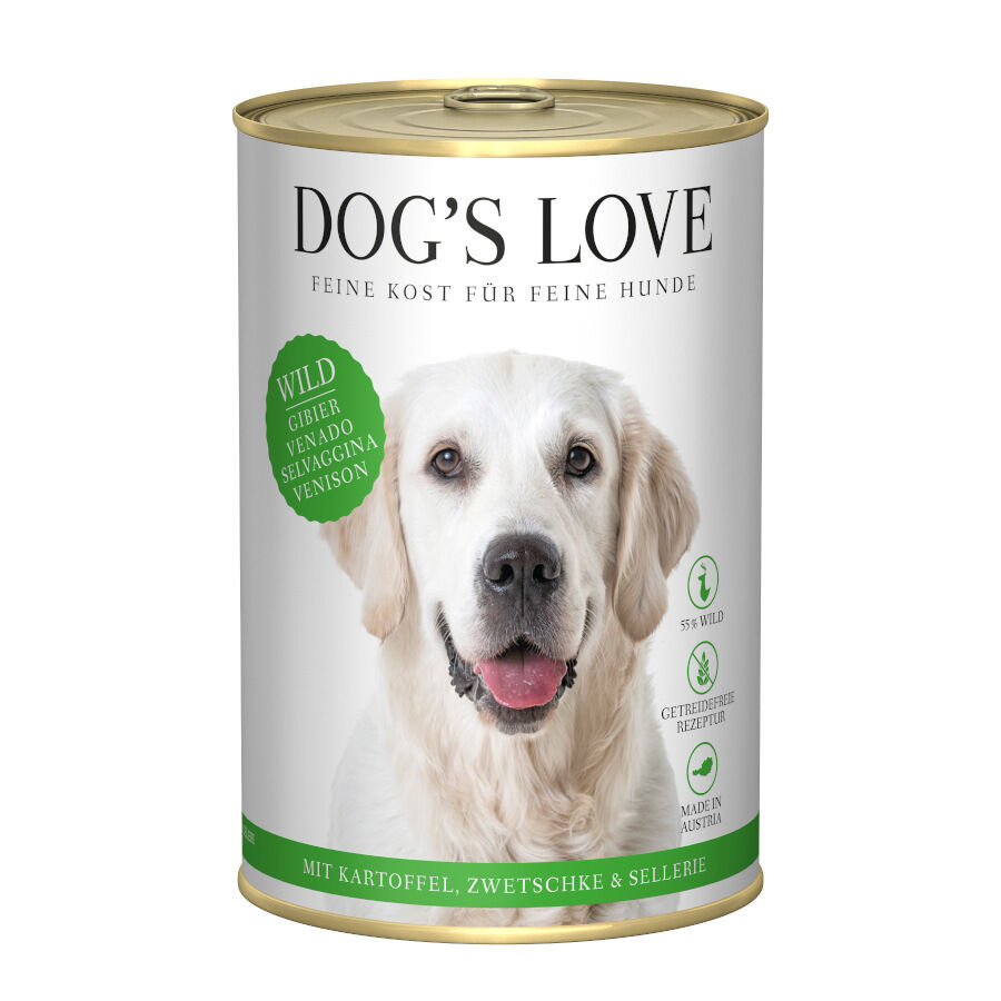 Dog’s Love Adulto Veado em lata para cães