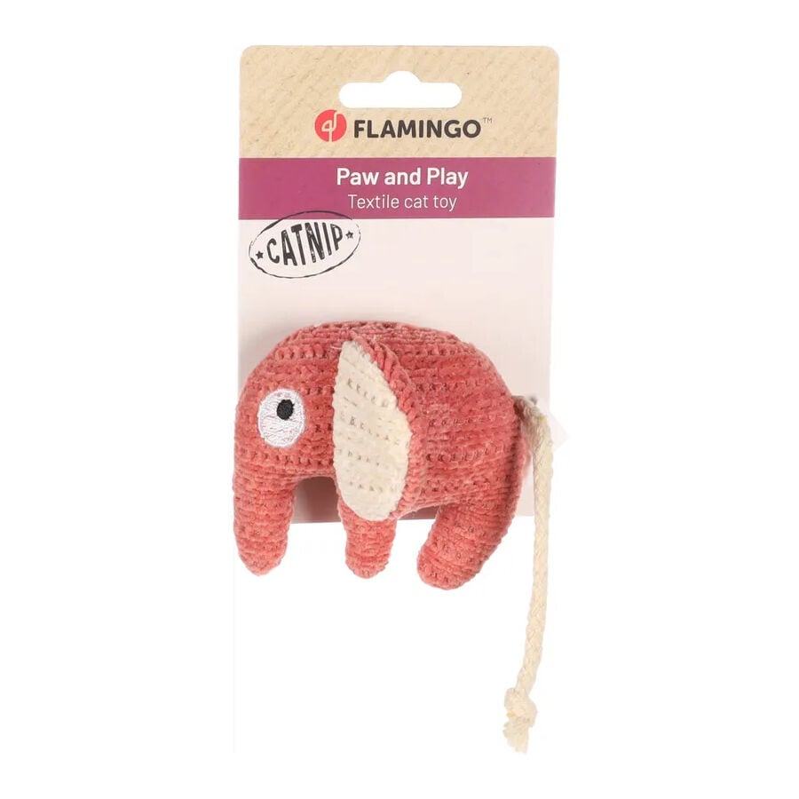 Flamingo Blaro Peluche Elefante Vermelho para gatos , , large image number null