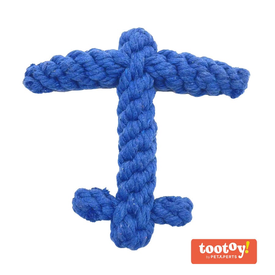 Tootoy! Comfort Anchor Rope brinquedo com corda para cães, , large image number null