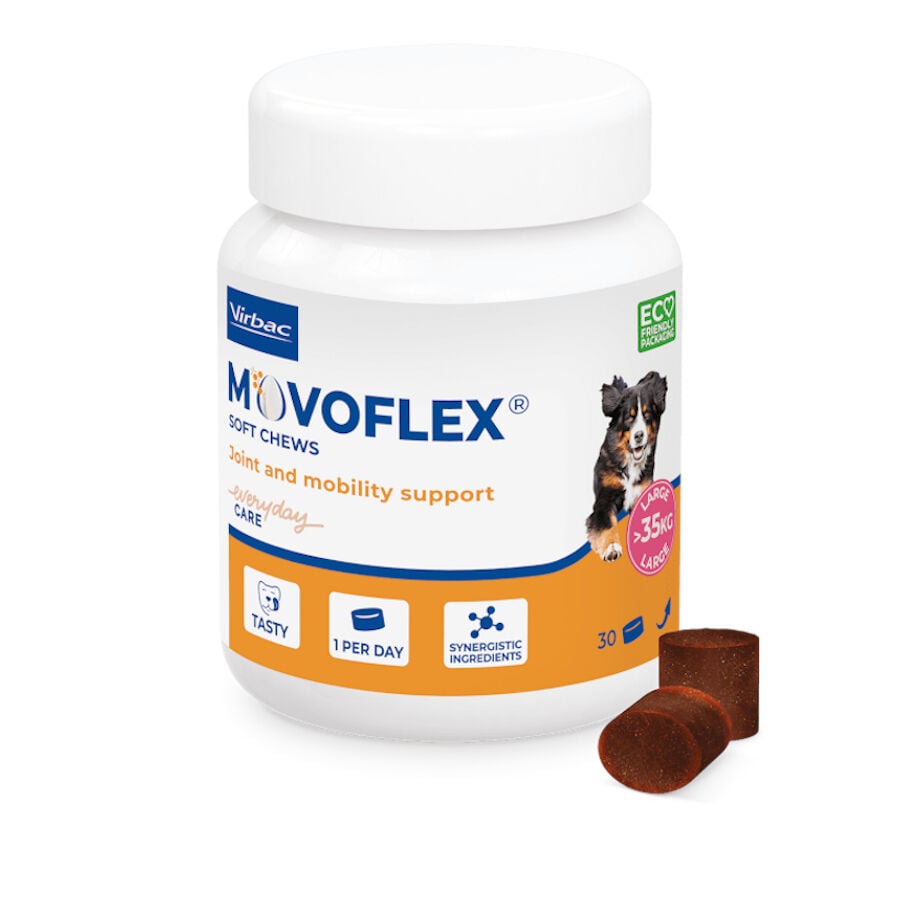 Virbac Movoflex Condroprotetor mastigável para cães de porte grande, , large image number null