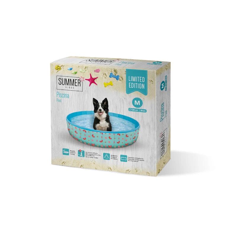 Summer Vibes Dog Pool Funny Piscina para perros image number null