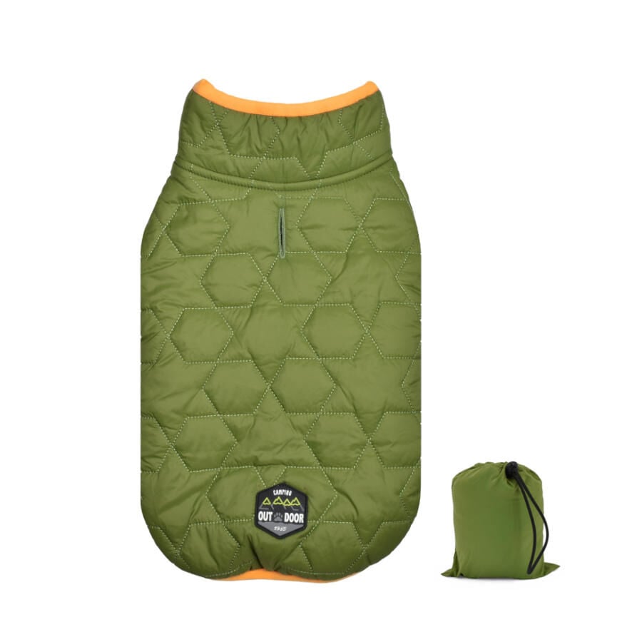 Outech Padded Star Casaco Verde para cães, , large image number null