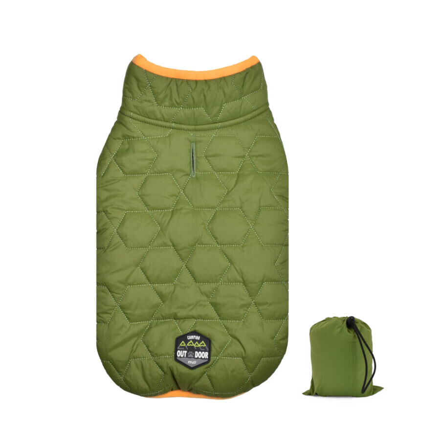 Outech Padded Star Casaco Verde para cães