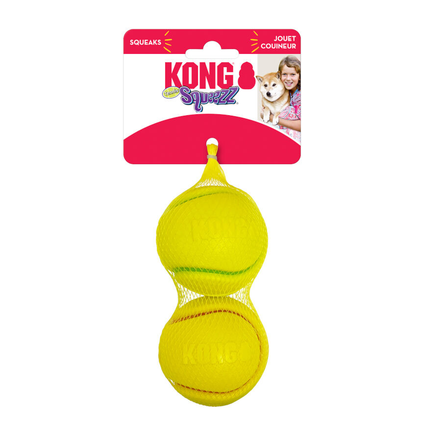 Kong Squeezz Tennis Bola para cães