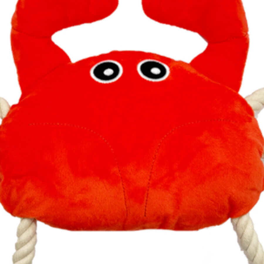 Tootoy! Comfort Fresh Crab peluche com corda para cães, , large image number null