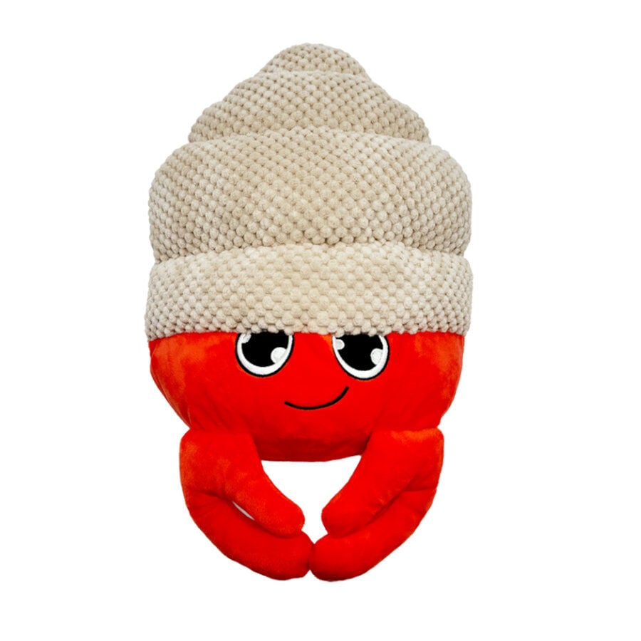 Tootoy! Comfort Hermit Crab Cuddler peluche com som para cães, , large image number null