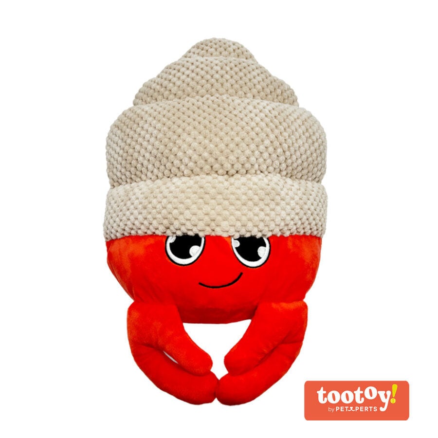 Tootoy! Comfort Hermit Crab Cuddler peluche com som para cães, , large image number null