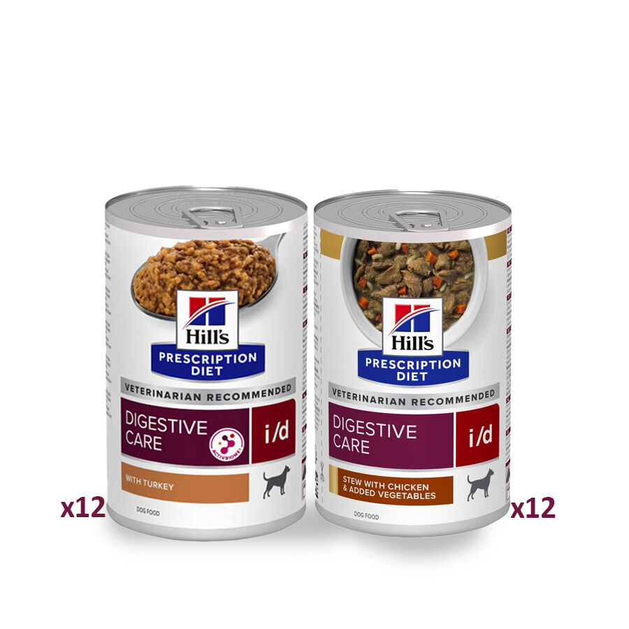 Hill's Pack Prescription Diet Digestive care Frango e Peru em lata para cães, , large image number null