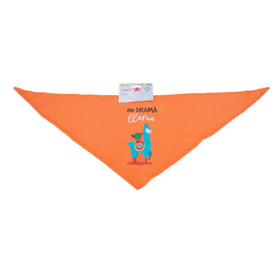 Summer Vibes Lama Bandana para cães, , large image number null