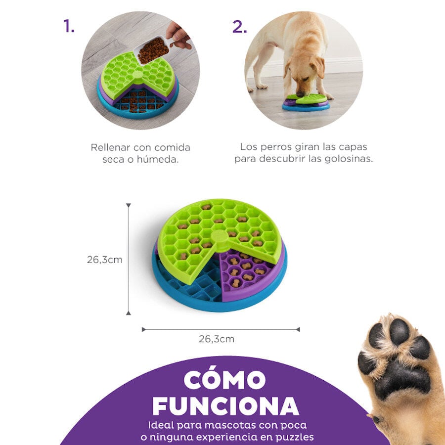 Outward Hound Nina Ottosson Lickin' Layers Brinquedo interativo com snacks para cães , , large image number null