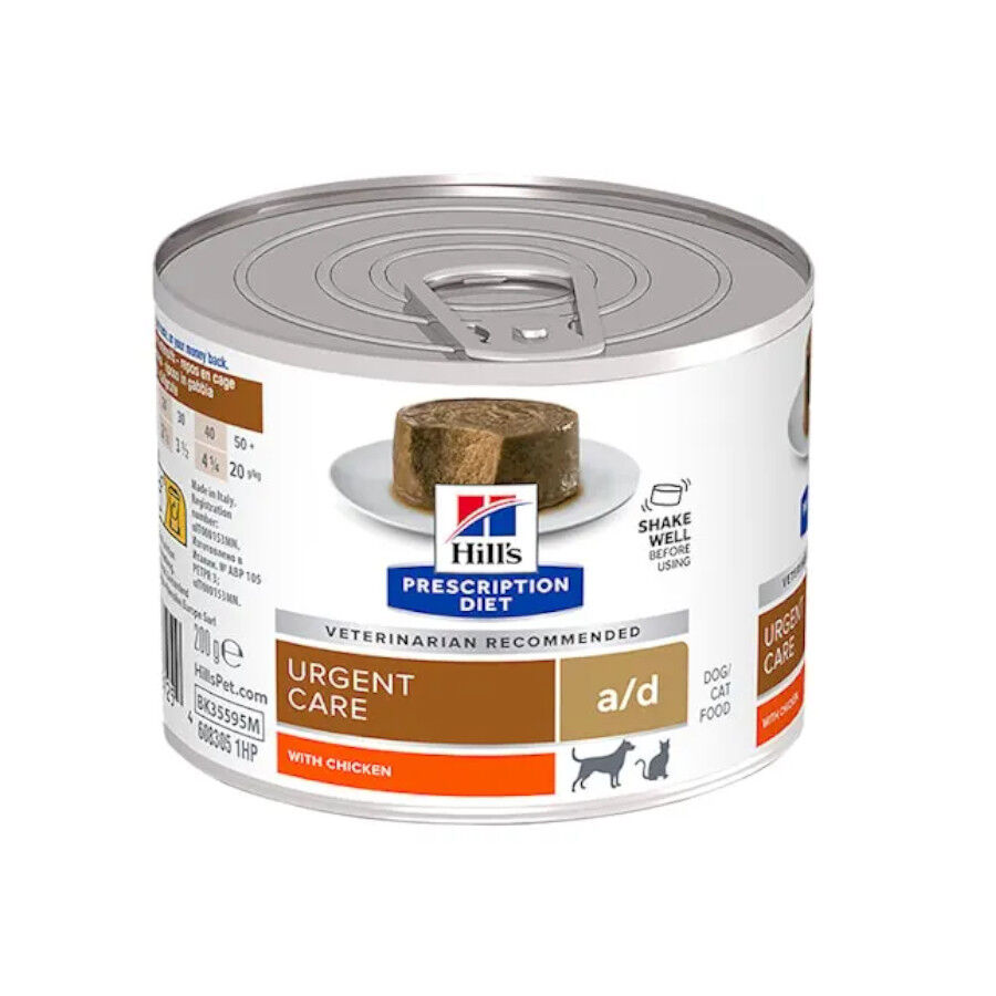 Hill’s Prescription Diet Urgent Care a/d Mousse de Frango lata para cães e gatos, , large image number null