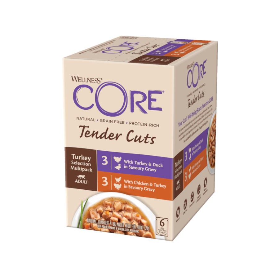 Wellness Core Selection Peru lata para gatos - Multipack