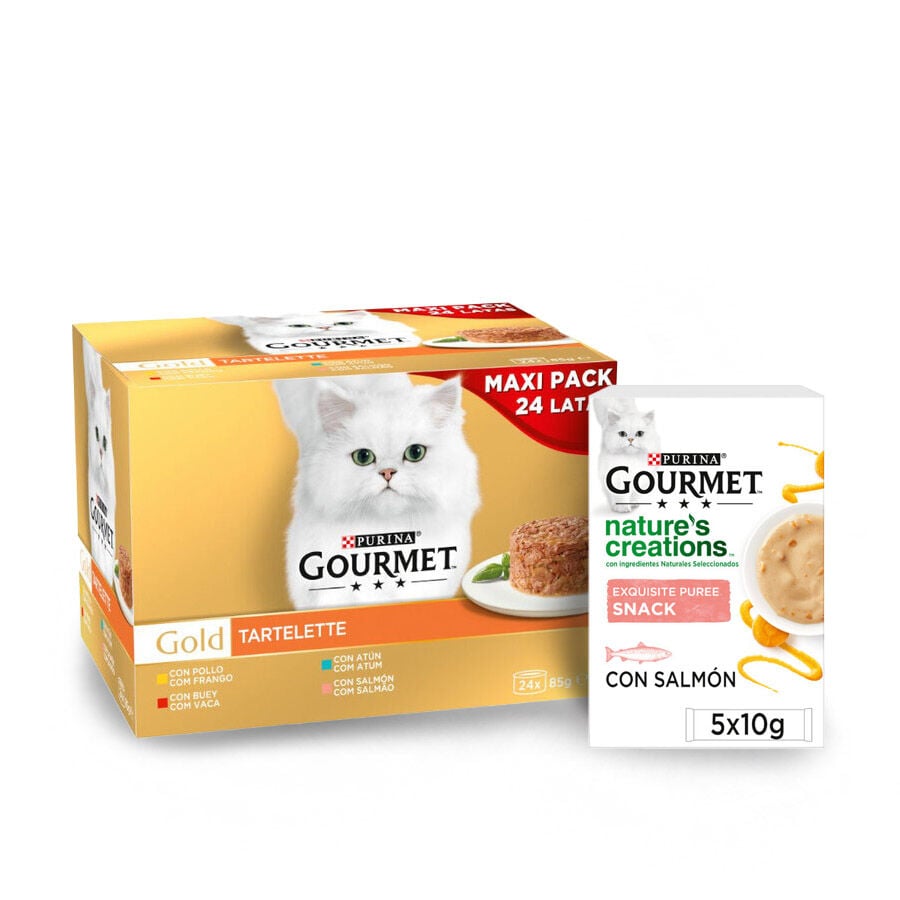 Gourmet Tartelette Multipack de Alimento Húmido para gatos adultos, , large image number null