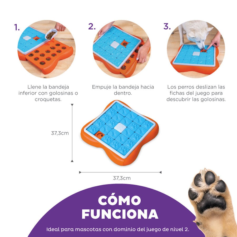 Outward Hound Nina Ottosson Challenge Slider Puzzle da inteligência para cachorros, , large image number null