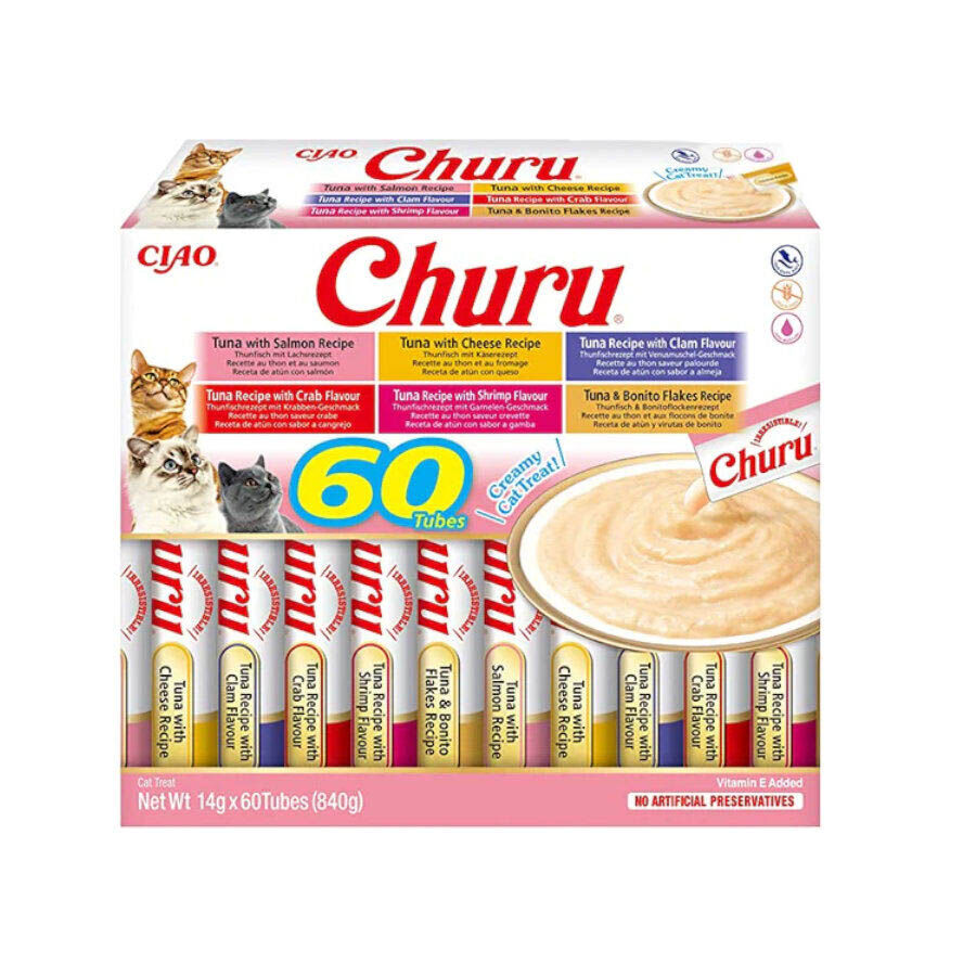 Churu Variedades de Atum Snack Líquido para gatos, , large image number null