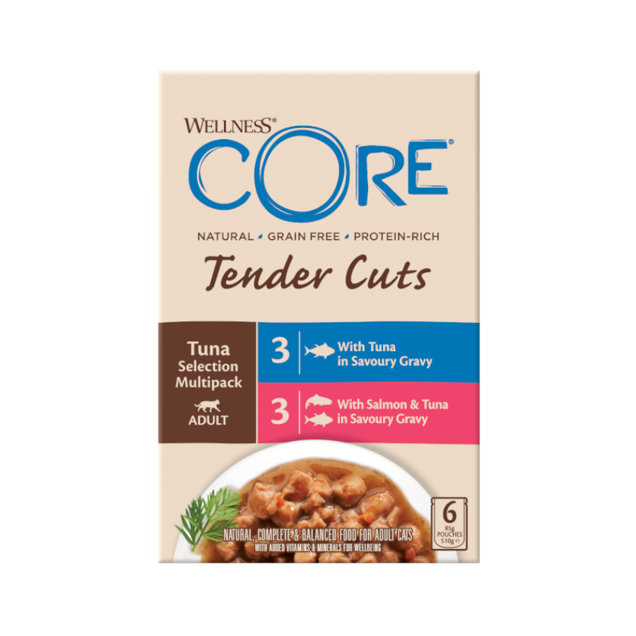 Wellness Core Selection Atum lata para gatos - Multipack 6, , large image number null