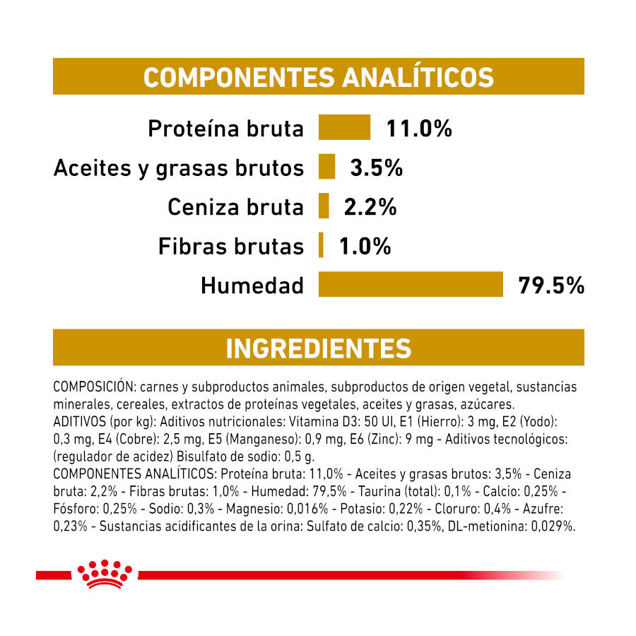 Royal Canin Adult Veterinary Urinary paté sobre para gatos, , large image number null