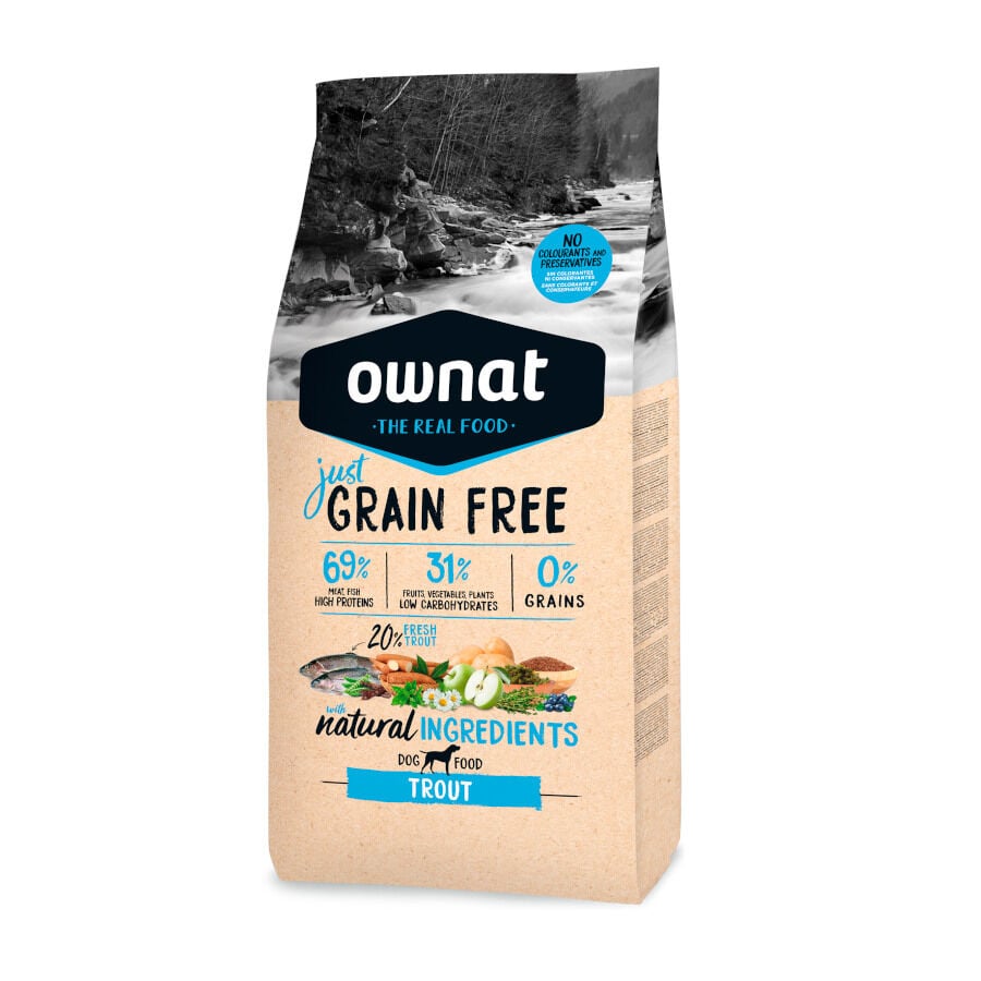 Ownat Just Grain Free Truta ração para cães, , large image number null