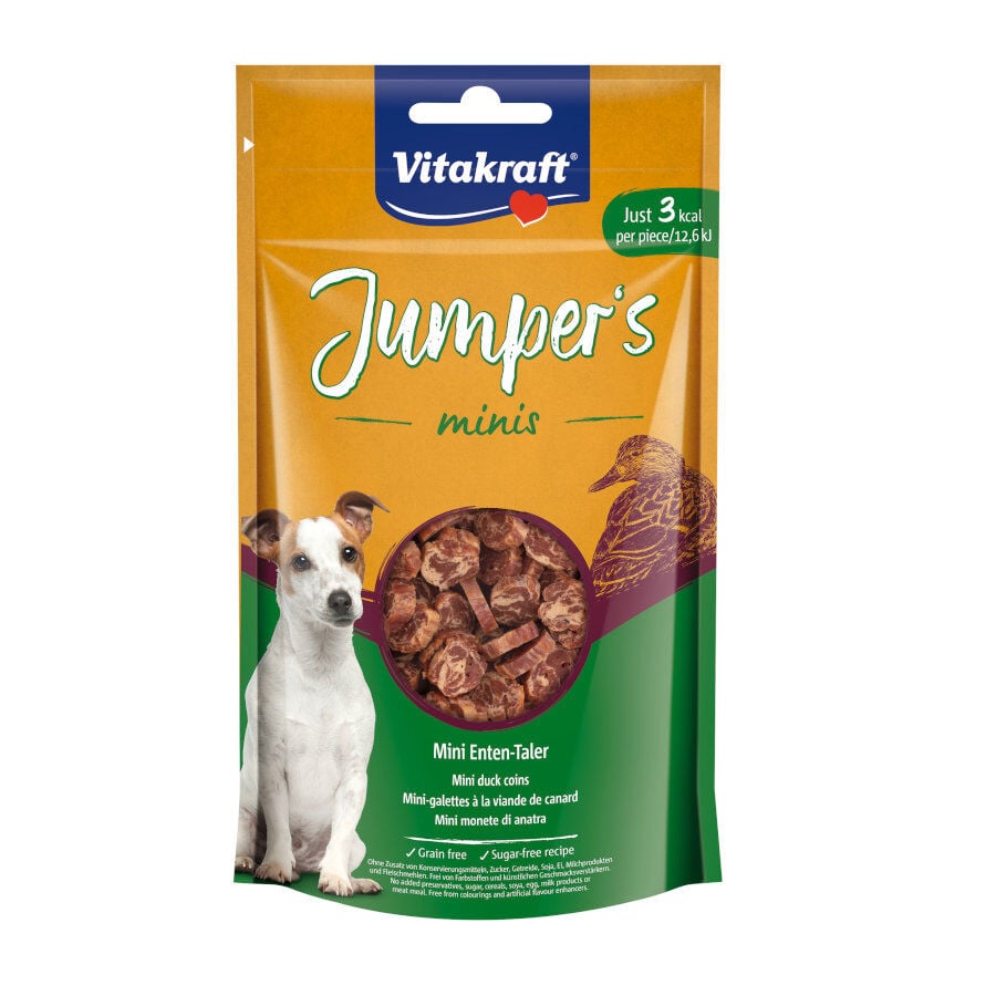 Vitakraft Biscoitos Jumper’s Pato para cães mini , , large image number null