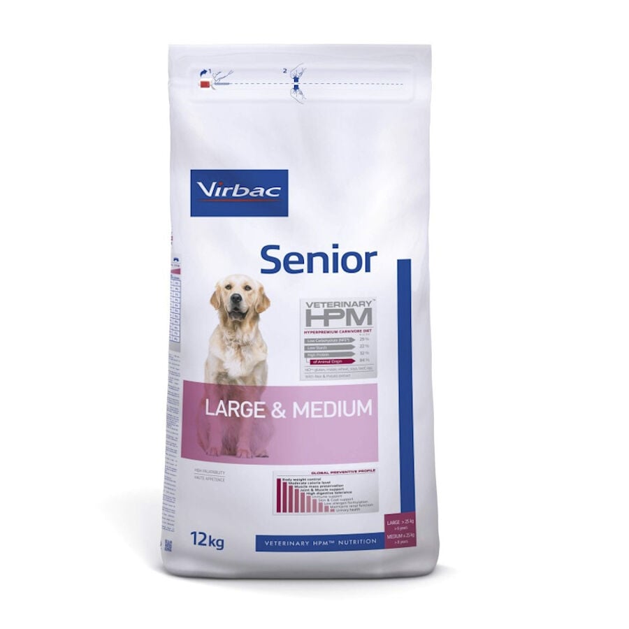 Virbac Senior Large Medium Hpm ração para cães, , large image number null