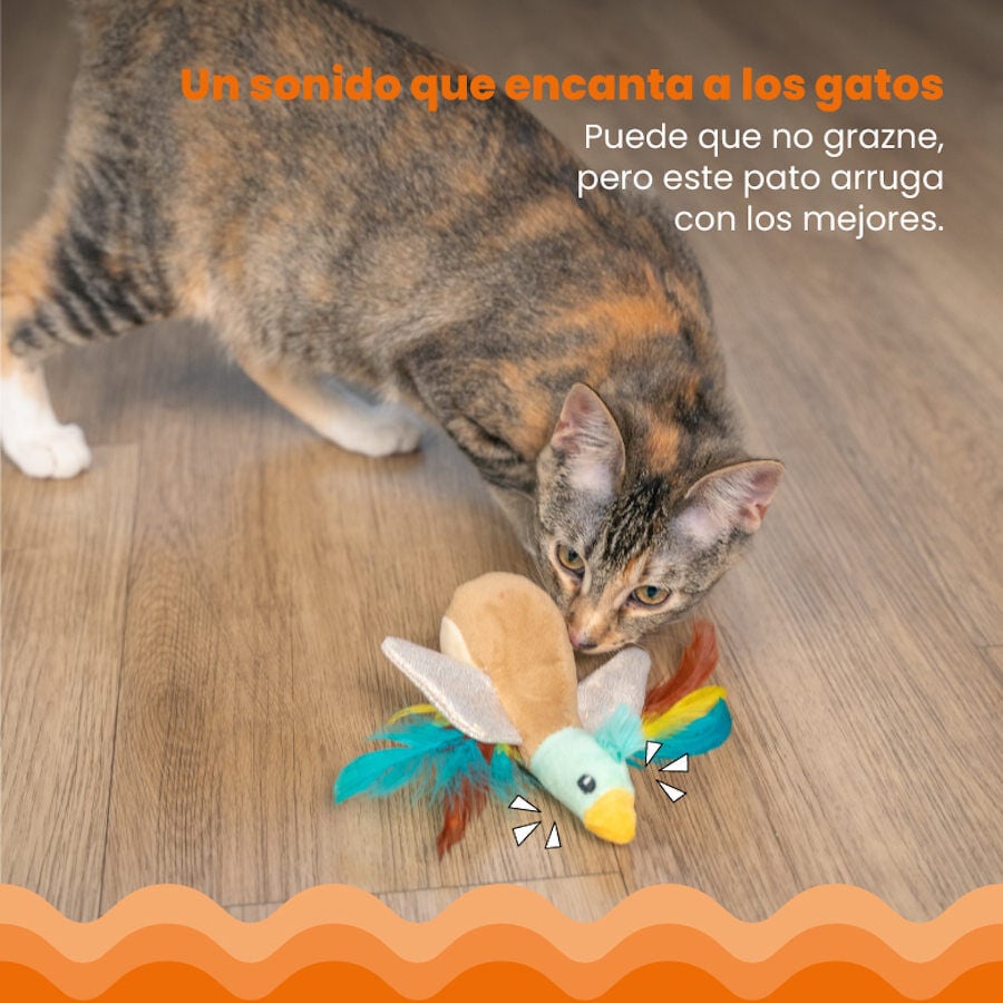 Outward Hound Catstages Flapperz Pato de peluche para gatos, , large image number null