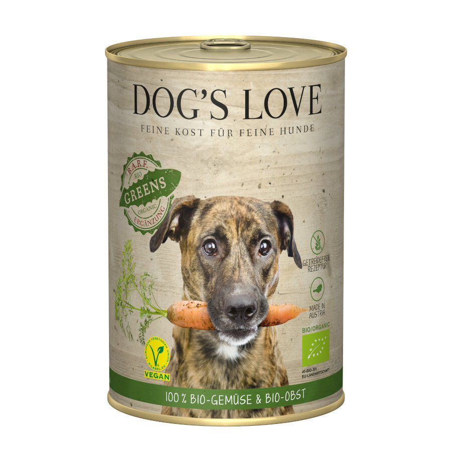 Dog’s Love Adulto Bio Greens Vegan lata para cães, , large image number null