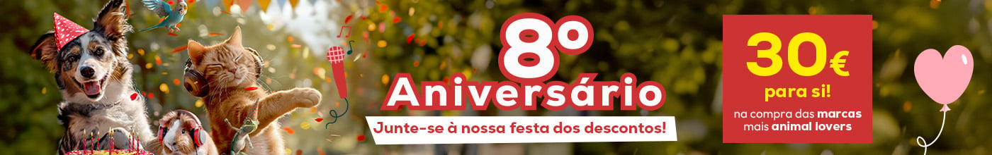 8º aniversário da Kiwoko: 30€ em cupões na compra das marcas mais Animal Lovers