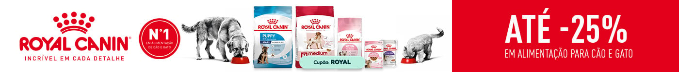 Royal Canin: Até -20% numa seleção de ração para cão e gato