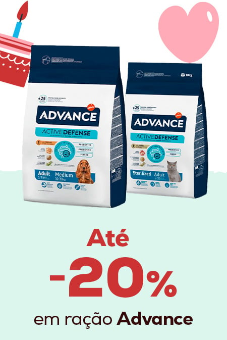 Advance: Até -15% em ração