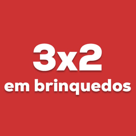 3x2 numa seleção de brinquedos para cão gato