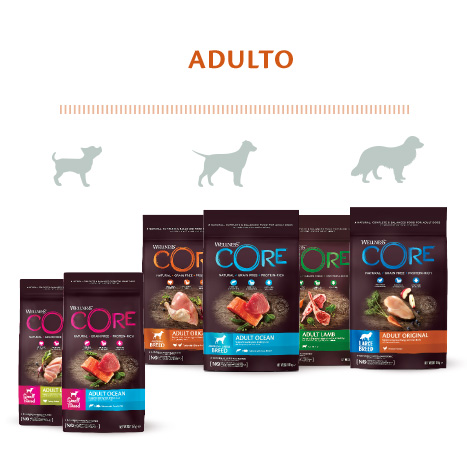 Alimento para cão adulto da marca Wellness Core