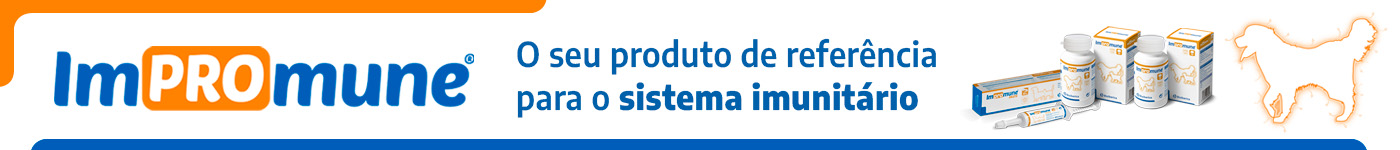 Impromune: alimento complementar para cães e gatos para fortalecer o sistema imunológico.