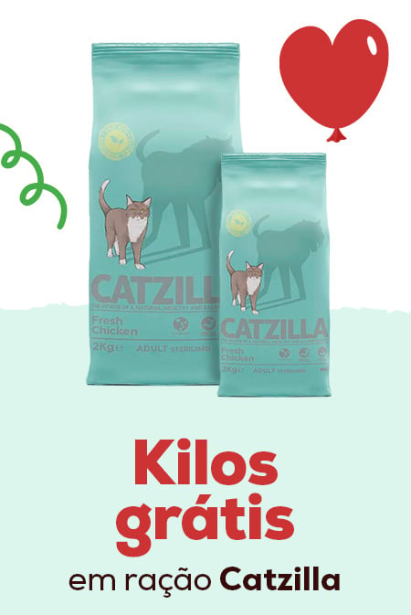 Catzilla: Kilos grátis com uma seleção de ração