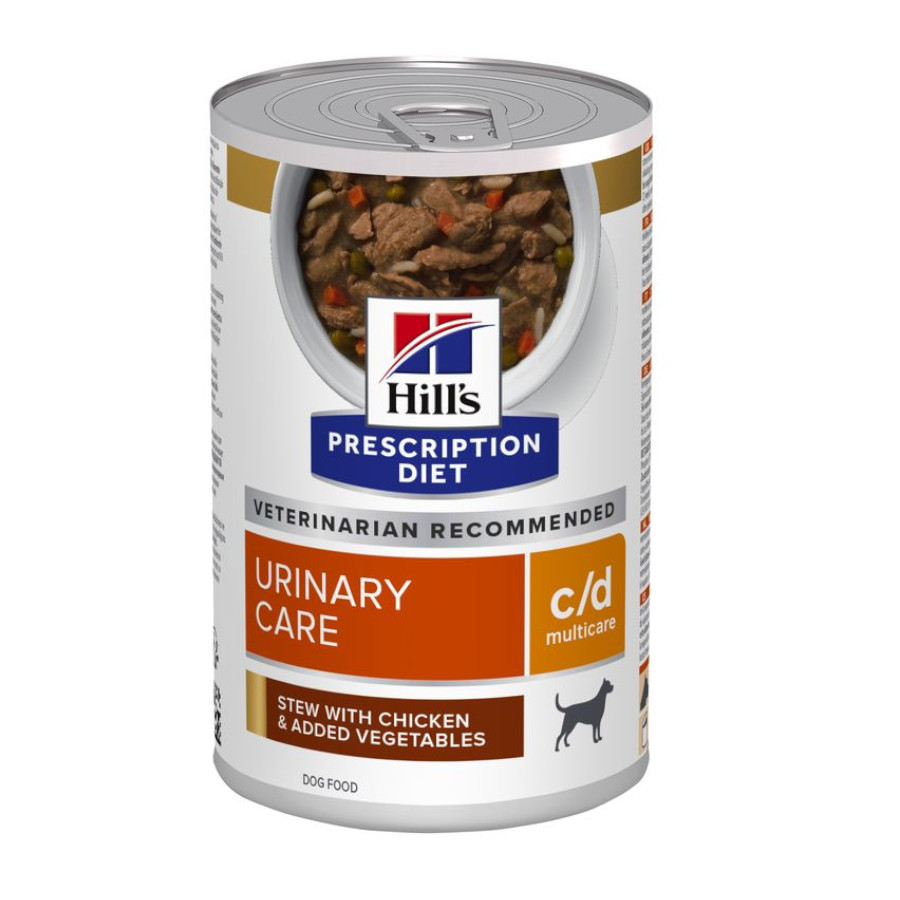 Hill's Prescription Diet Urinary Care Guisado de Frango e Legumes lata para cães