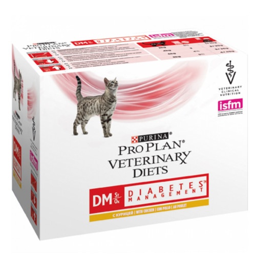 Pro Plan Veterinary Diets DM saquetas para gatos