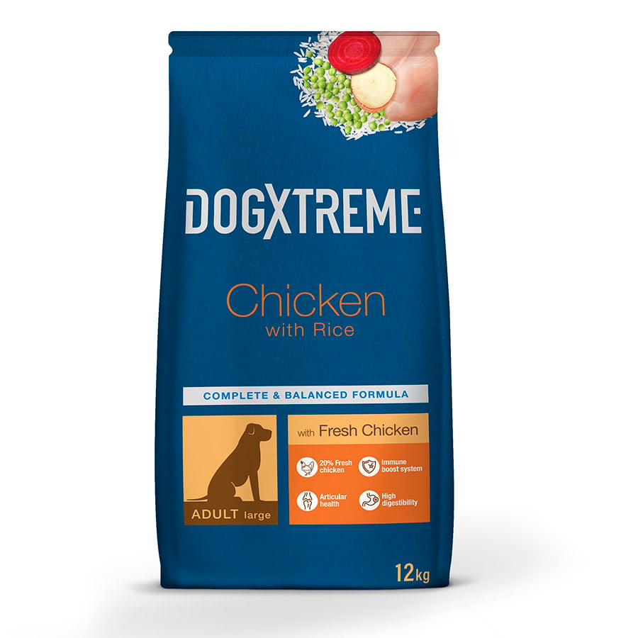 12 KG Dogxtreme Adult Maxi Frango ração para cães